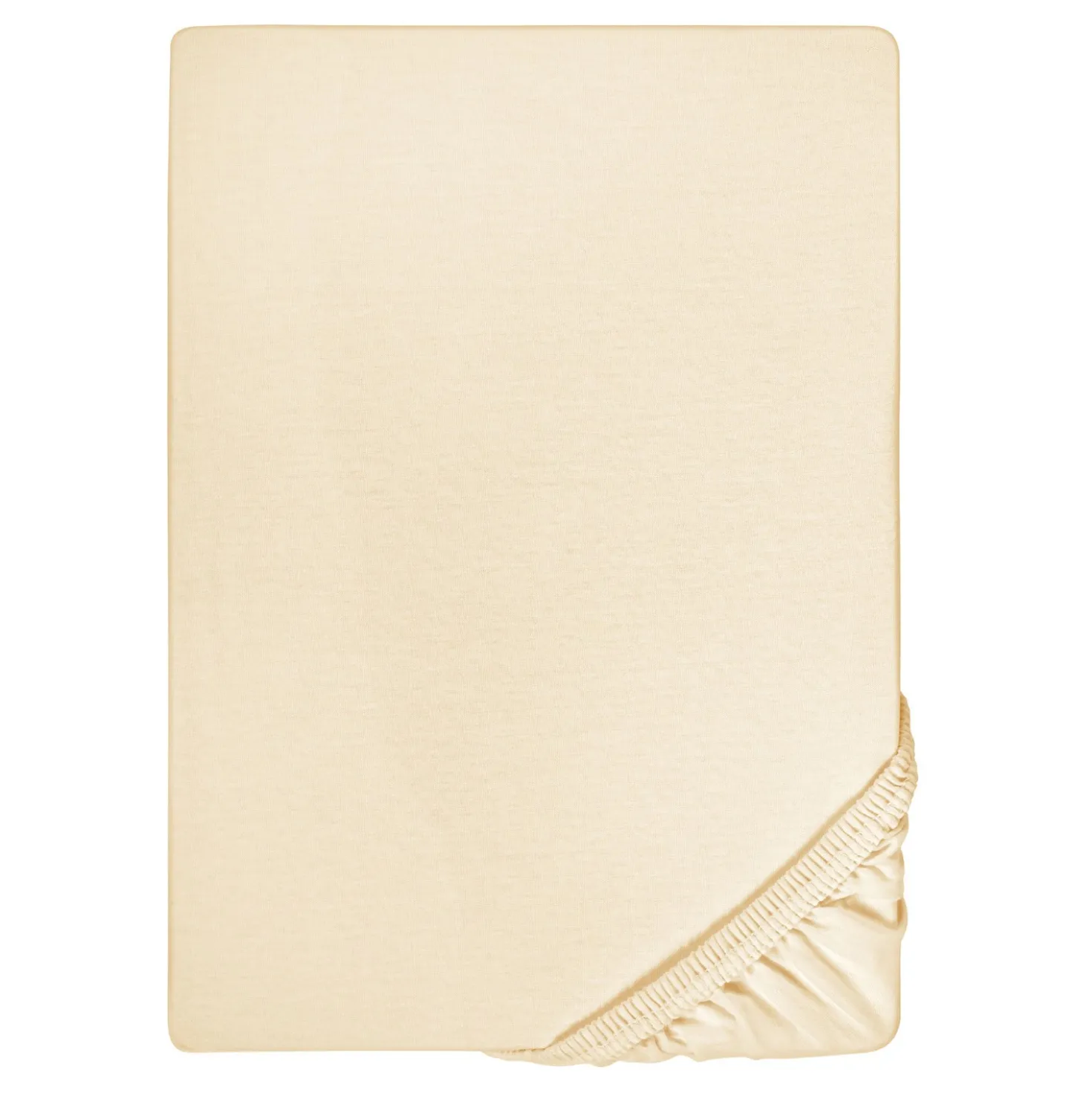 biberna Jersey-Elastic-Topper-Spannbetttuch champagner, 1x 140x200 cm - 160x220 cm
