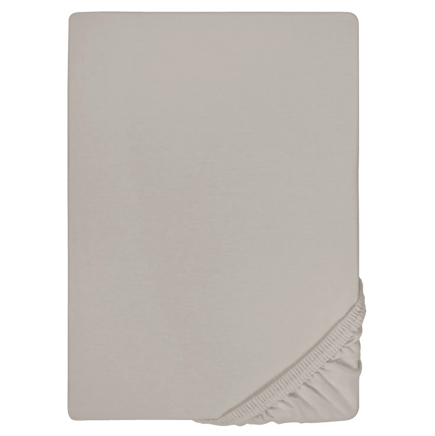 biberna Jersey-Elastic-Topper-Spannbetttuch sturmgrau, 1x 140x200 cm - 160x220 cm