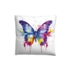 biberna Linon-Bettwäsche SCHMETTERLING bunt, 1x 155x220 cm + 1x 80x80 cm