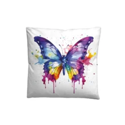 biberna Linon-Bettwäsche SCHMETTERLING bunt, 1x 155x220 cm + 1x 80x80 cm