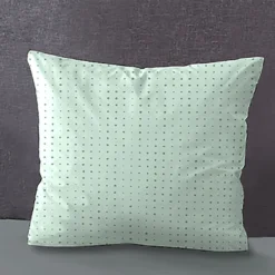 biberna Mako-Satin Kopfkissenbezug PUNKTE - MIX & MATCH mint, 40x40 cm