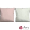 biberna Melange-Flanell Bettwäsche MELANGE UNI rose, 155x220 cm + 80x80 cm