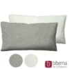 biberna Melange-Flanell Kopfkissenbezug MELANGE UNI sturmgrau, 40x80 cm