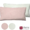 biberna Melange-Flanell Kopfkissenbezug MELANGE UNI rose, 40x80 cm