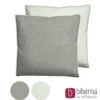 biberna Melange-Flanell Kopfkissenbezug MELANGE UNI sturmgrau, 80x80 cm