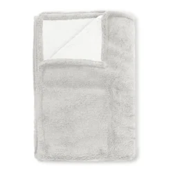 biberna Sherpa Wohndecke offwhite, 150x200 cm