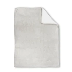 biberna Sherpa Wohndecke offwhite, 150x200 cm
