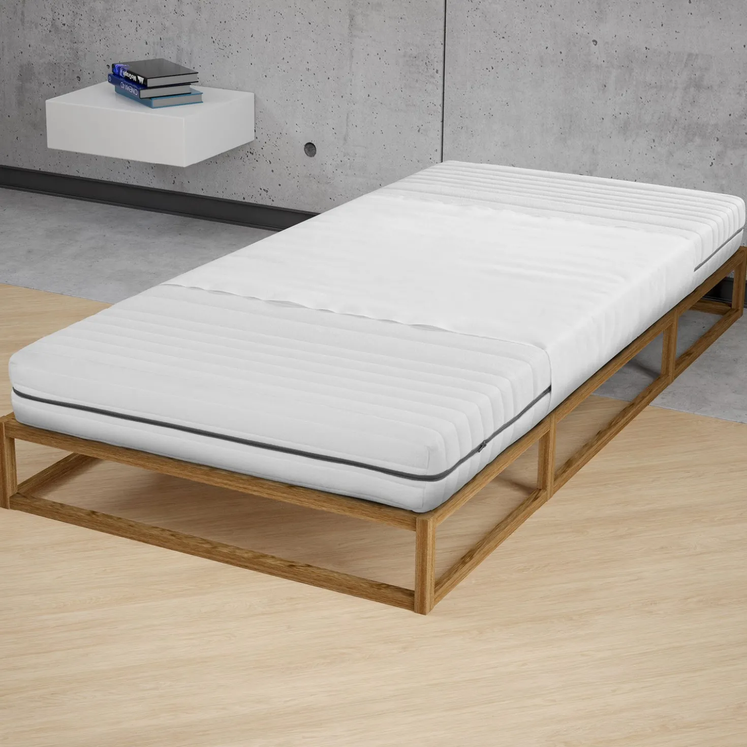 biberna Sleep & Protect Stecklaken weiß, 90x160 cm