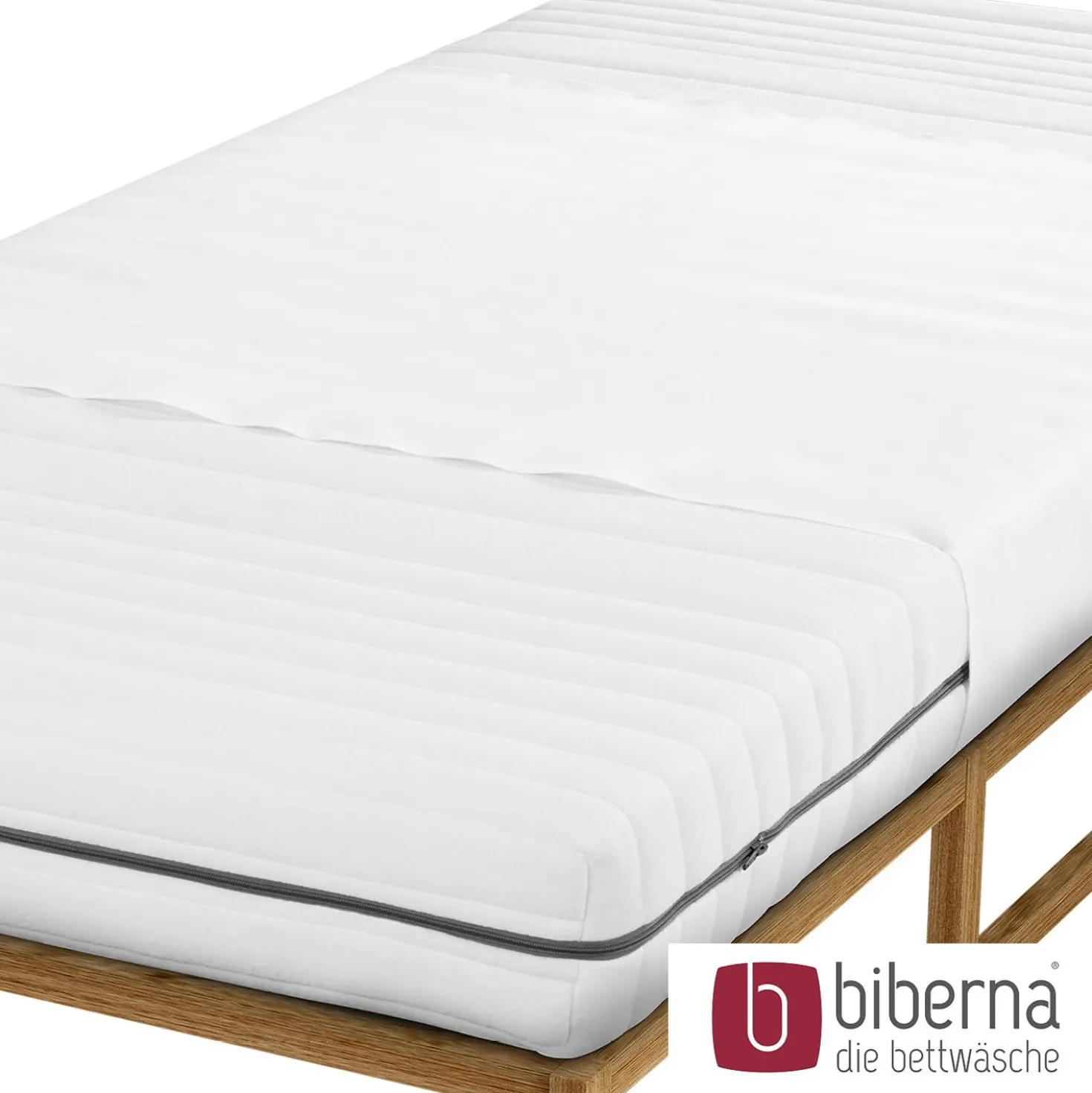 biberna Sleep & Protect Stecklaken weiß, 90x160 cm