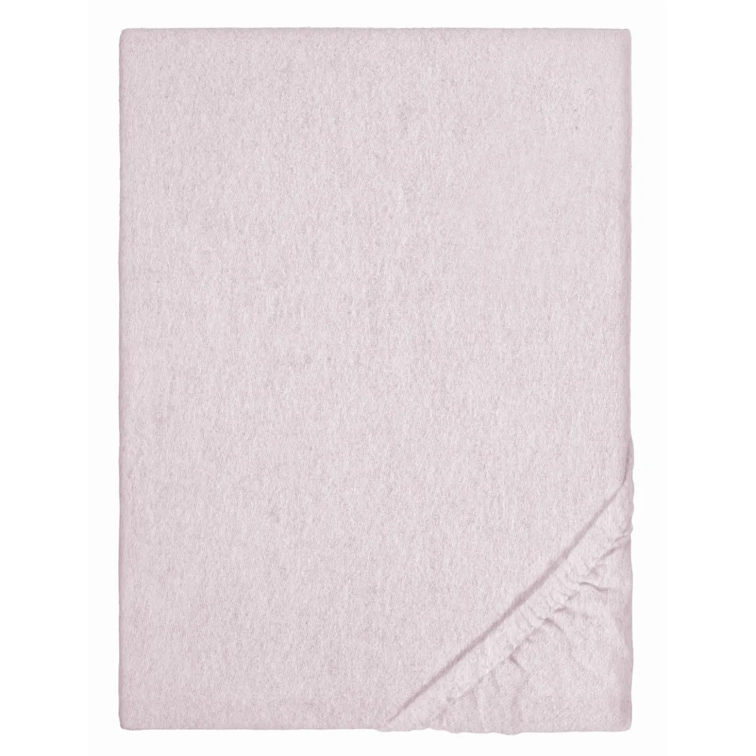 biberna Spannbetttuch Melange rose, 140x200 cm - 160x200 cm
