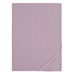 biberna Spannbetttuch Melange brombeer, 140x200 cm - 160x200 cm