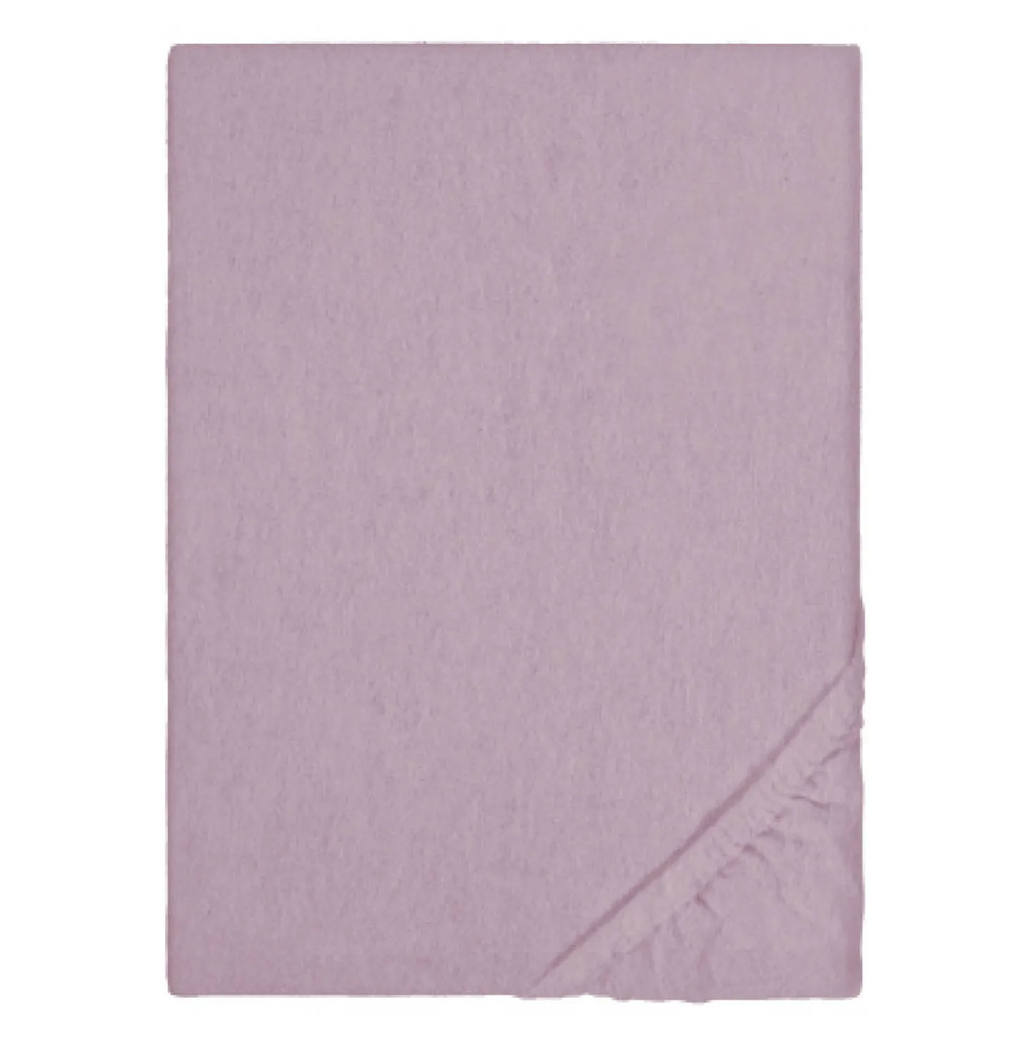 biberna Spannbetttuch Melange brombeer, 140x200 cm - 160x200 cm