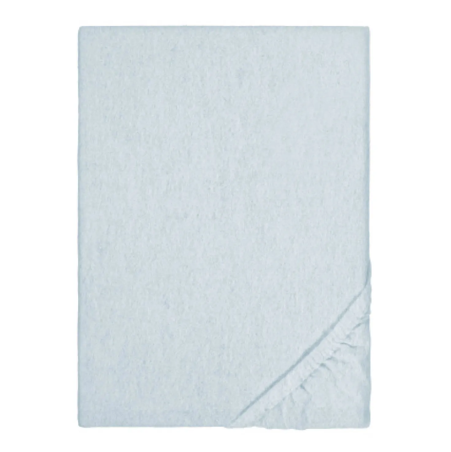 biberna Spannbetttuch Melange ciel, 140x200 cm - 160x200 cm