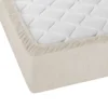 biberna Spannbetttuch Melange kitt, 140x200 cm - 160x200 cm