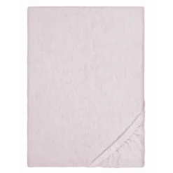 biberna Spannbetttuch Melange rose, 180x200 cm - 200x200 cm