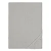 biberna Spannbetttuch Melange uni sturmgrau, 1x 180x200 cm - 200x200 cm