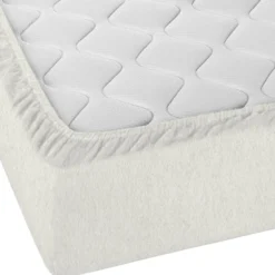 biberna Spannbetttuch Melange uni grau, 1x 180x200 cm - 200x200 cm