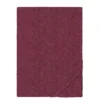biberna Spannbetttuch Melange uni burgund, 1x 180x200 cm - 200x200 cm