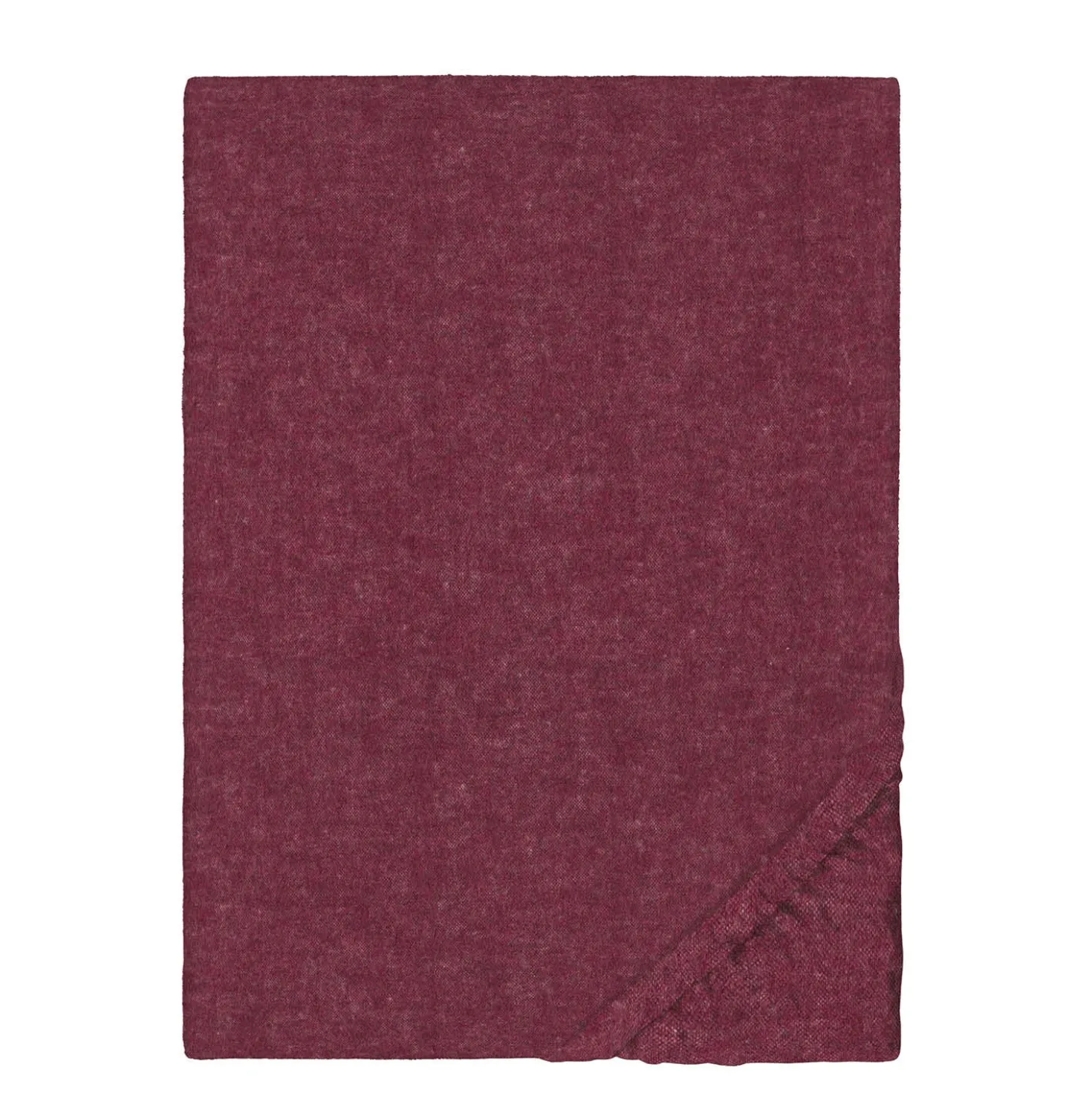 biberna Spannbetttuch Melange uni burgund, 1x 180x200 cm - 200x200 cm