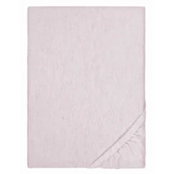 biberna Spannbetttuch Melange rose, 90x190 cm - 100x200 cm