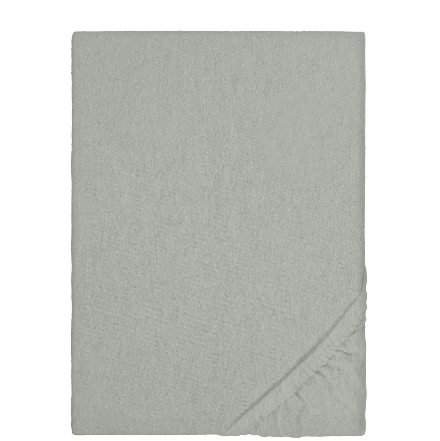 biberna Spannbetttuch Melange gletscher, 90x190 cm - 100x200 cm