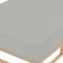 biberna Spannbetttuch Melange gletscher, 90x190 cm - 100x200 cm