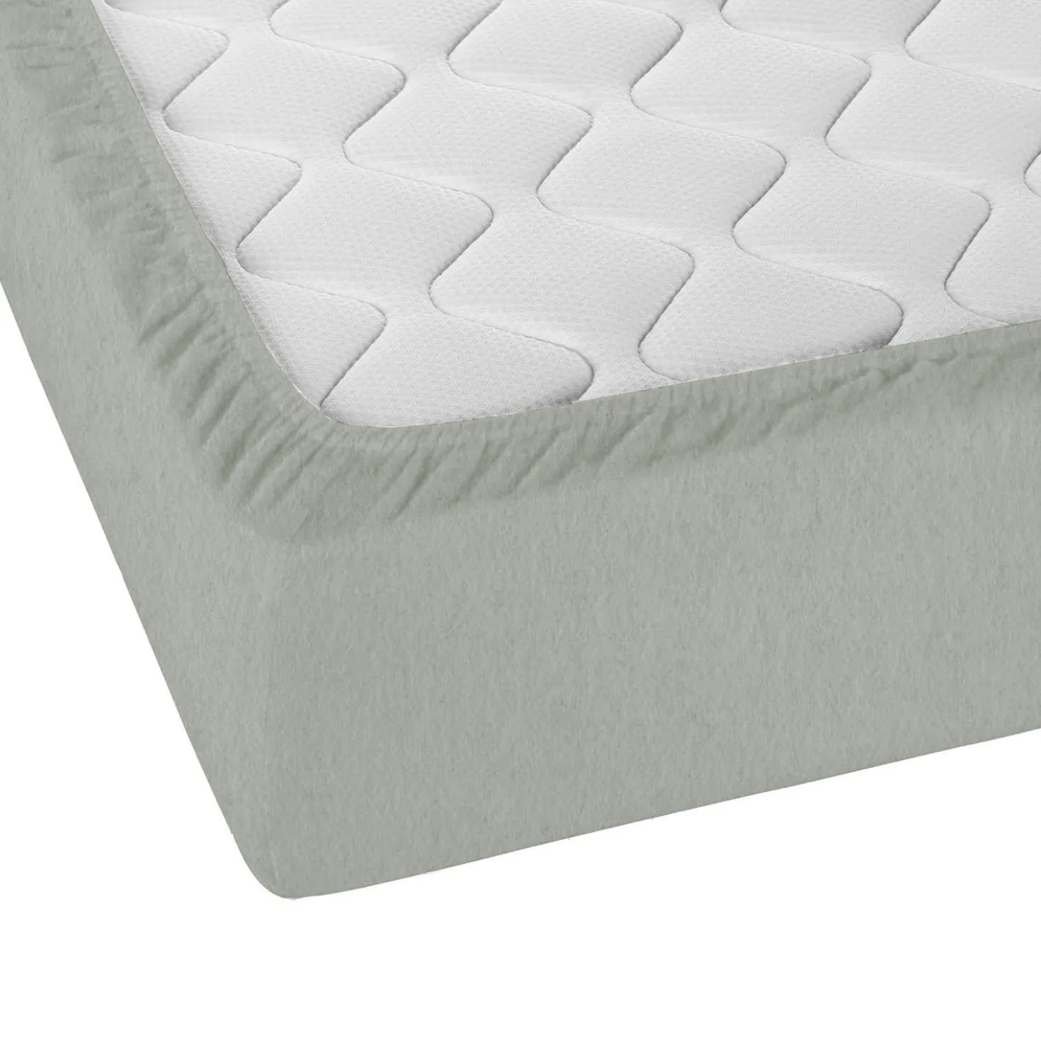 biberna Spannbetttuch Melange gletscher, 90x190 cm - 100x200 cm