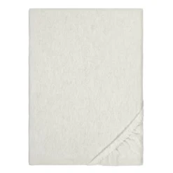 biberna Spannbetttuch Melange uni grau, 1x 140x200 cm - 160x200 cm