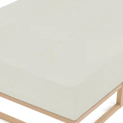 biberna Spannbetttuch Melange uni grau, 1x 140x200 cm - 160x200 cm