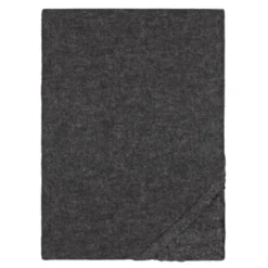 biberna Spannbetttuch Melange uni titanium, 1x 140x200 cm - 160x200 cm