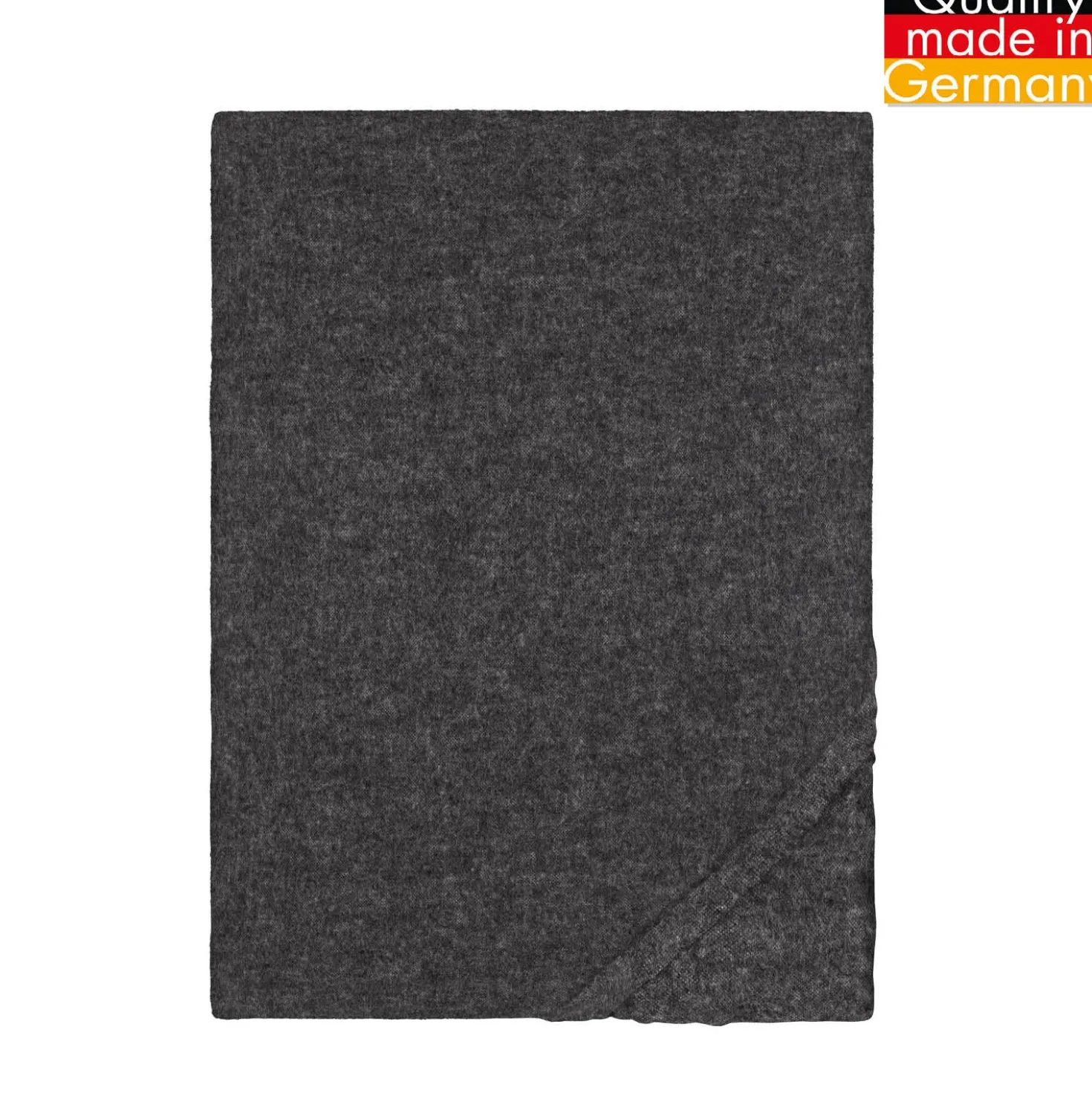 biberna Spannbetttuch Melange uni titanium, 1x 140x200 cm - 160x200 cm
