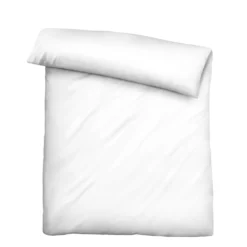 biberna Tencel Bettwäsche UNI weiß, 1x 135x200 cm + 1x 80x80 cm