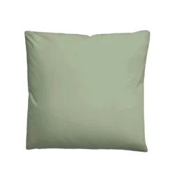 biberna Tencel-Flanell Bettwäsche uni oliv, 155x220 cm + 80x80 cm