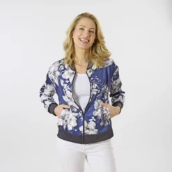 Blouson "Bibbi" blau-weiß