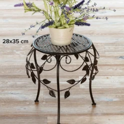 Blumenhocker, metall, 3er-Set