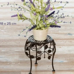 Blumenhocker, metall, 3er-Set