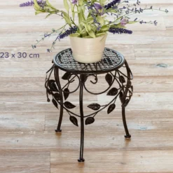 Blumenhocker, metall, 3er-Set