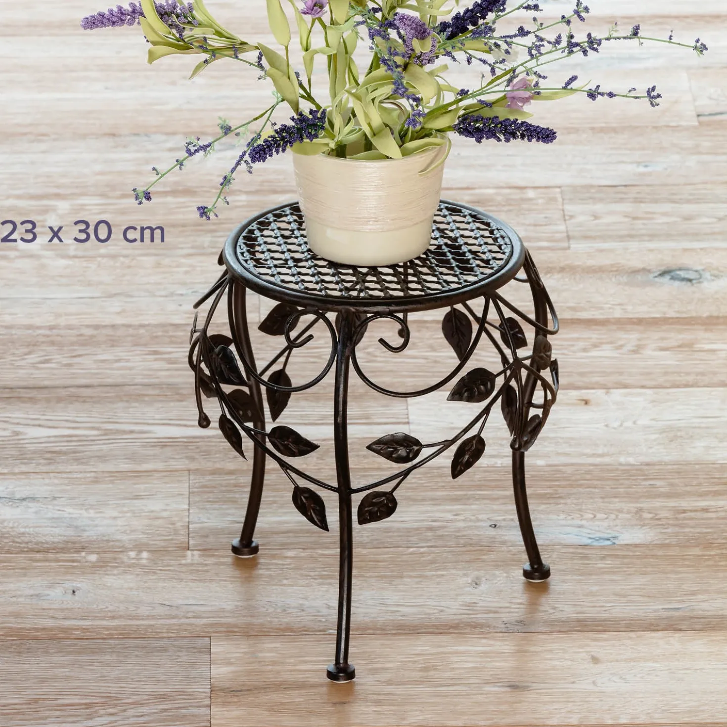 Blumenhocker, metall, 3er-Set