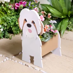 Blumentopf Hund "Shih-Tzu"