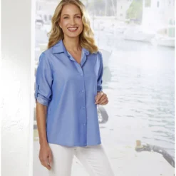 Bluse "Jeans" lightblue