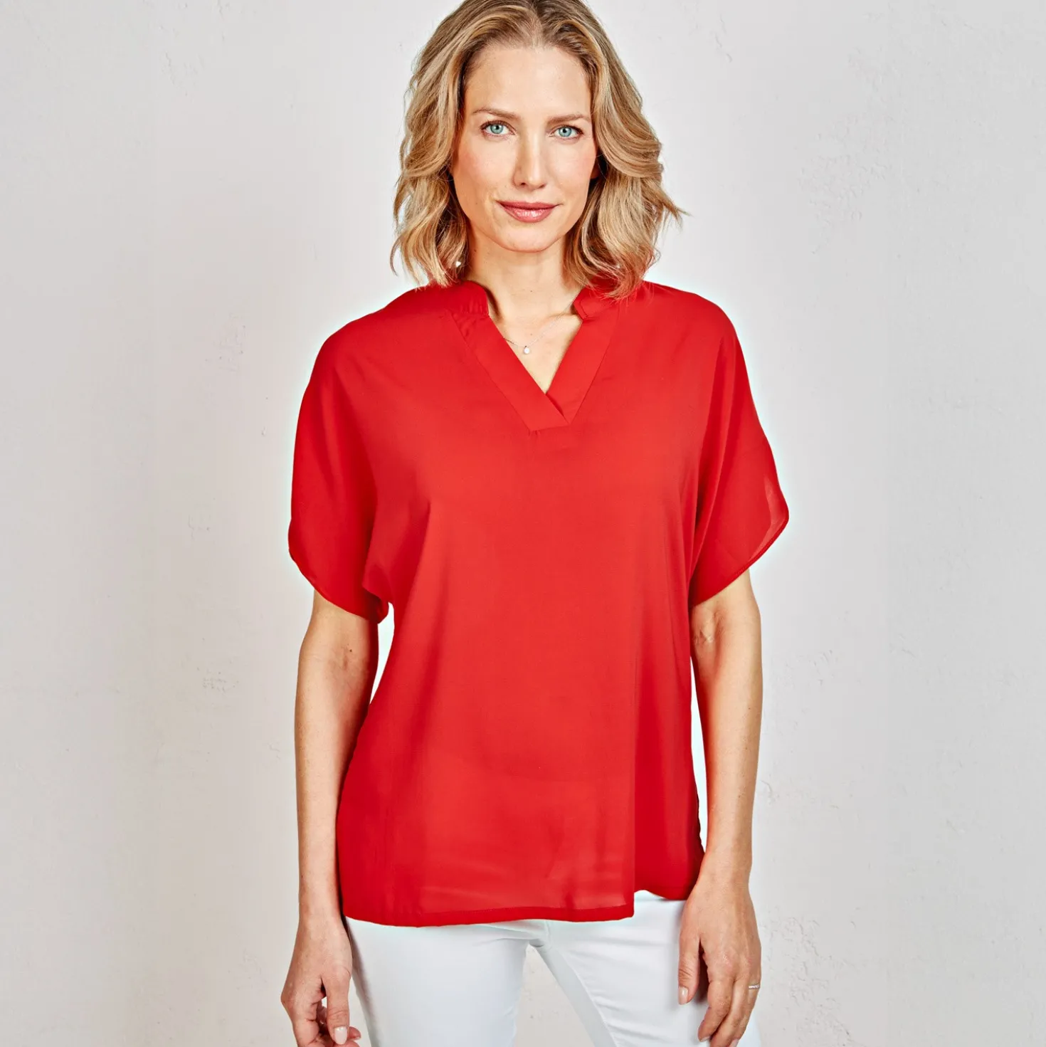 Bluse "Sabine" Amélie di Santi orange