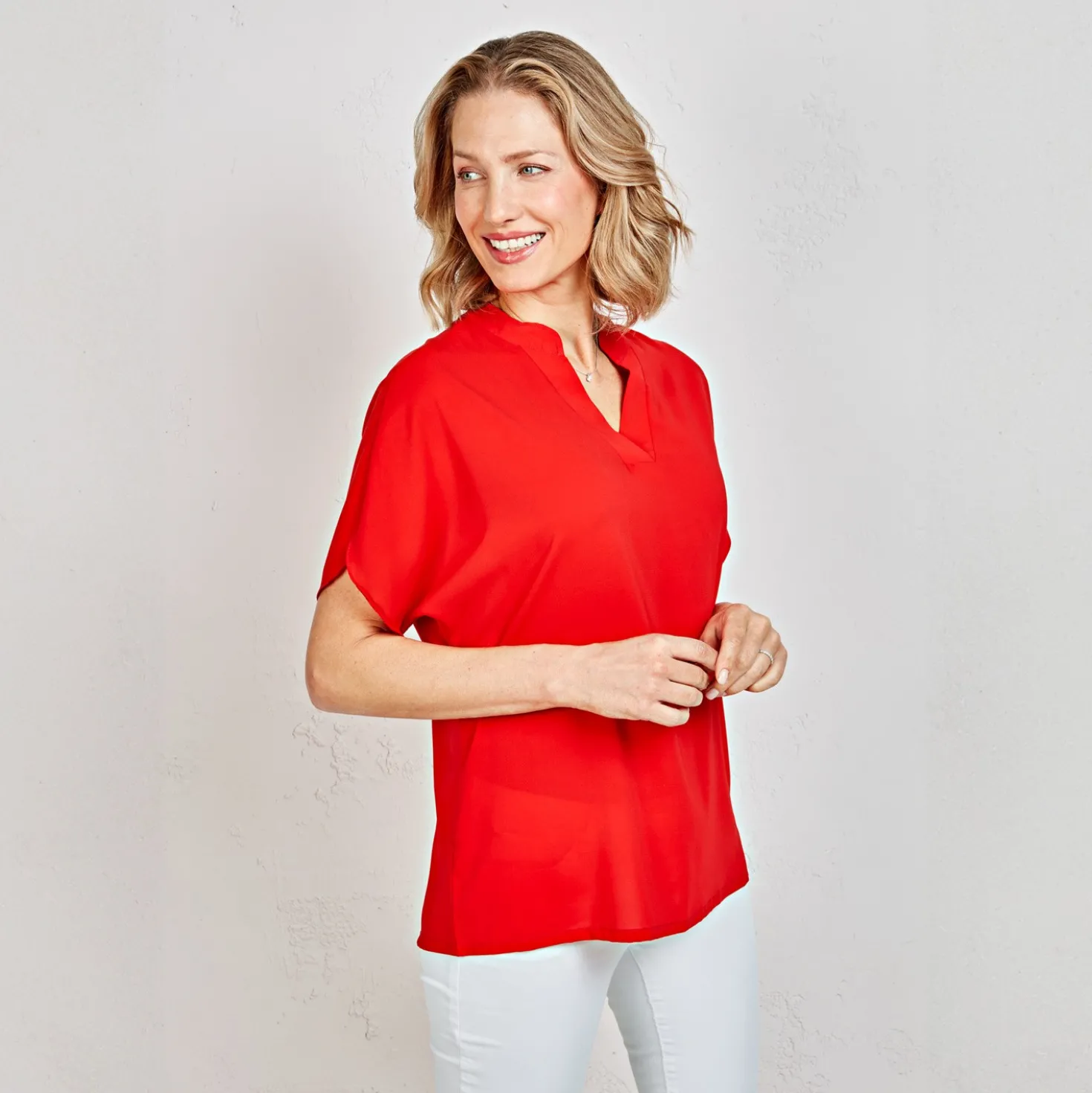 Bluse "Sabine" Amélie di Santi orange