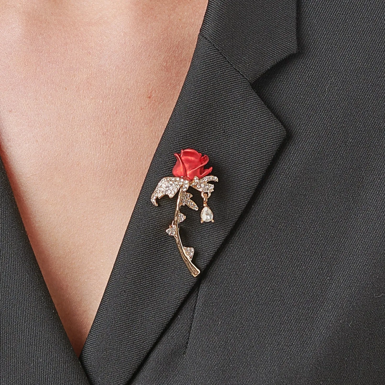 Brosche "Rose"