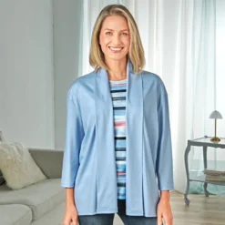 Cardigan hellblau Amélie di Santi