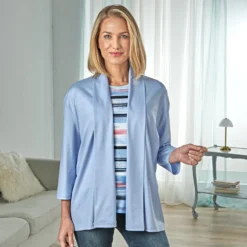 Cardigan hellblau Amélie di Santi