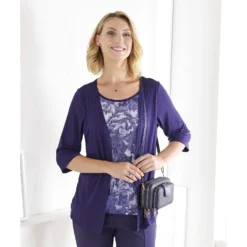 Cardigan 2-in-1 dunkelblau