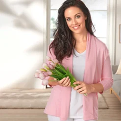 Cardigan rosé Amélie di Santi