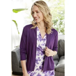 Cardigan violett
