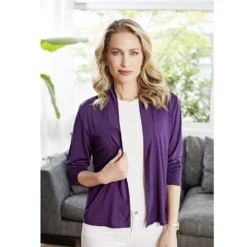 Cardigan violett