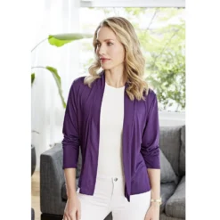 Cardigan violett